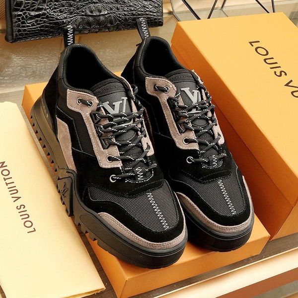 

men shoes casual sports breathable fashion sneakers chaussures pour hommes luxury hiking sneaker mens shoes fashion type footwears zapatos, Black