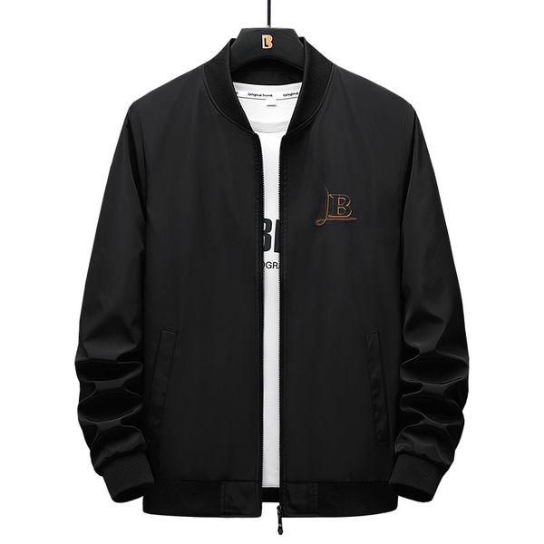 

mens designer hooded jackets= windbreaker sportswear new spring autumn casual jacket clothing zipper collar plaid printed slim jacket ~~#55, Black;brown