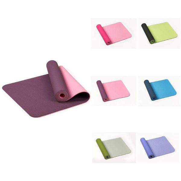 

durable comfortable yoga accessories yoga mat classic pro mat tpe eco friendly non slip fitness exercise de tapete