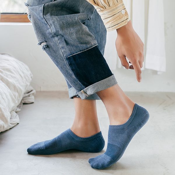 

man thin socks cute men geometric sock solid boat casual cotton sox happy female summer soft trendy chaussette homme, Black
