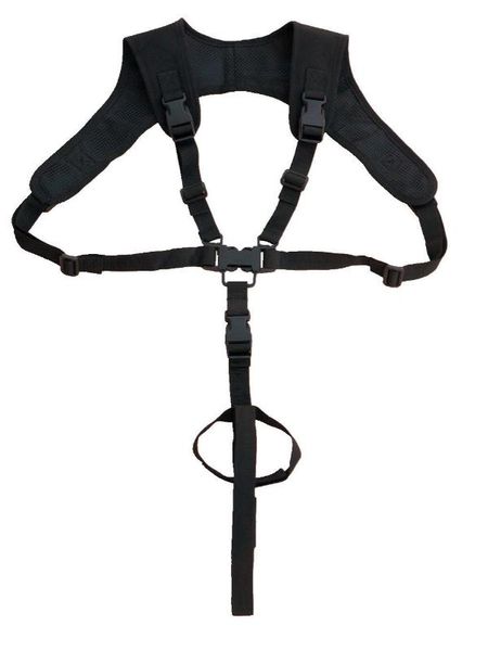 

tactical vest straps p90 hang rope hunting safety rope chest rig, Black;blue