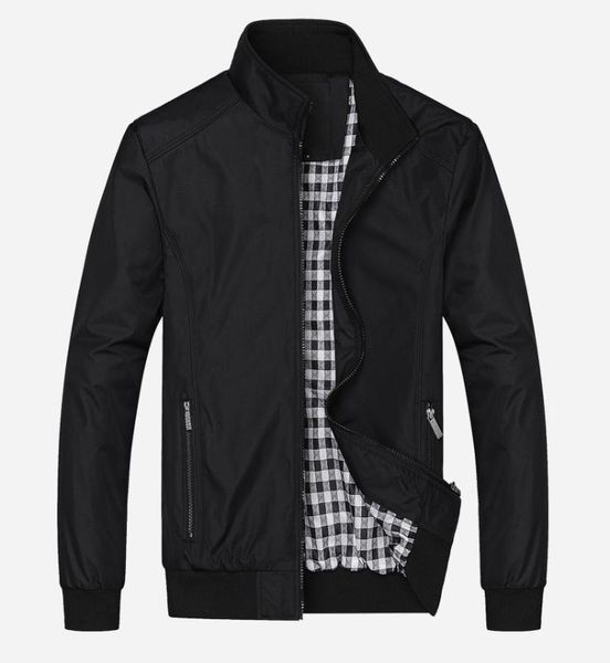 

men's jackets 2021 casual jacket m-5xl 6xl 7xl men spring autumn outerwear mandarin collar clothing casacos de homem, Black;brown