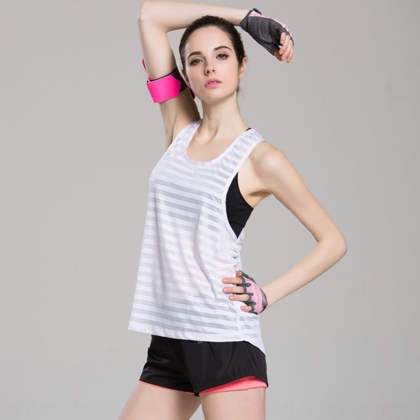 

новый спортивный женский быстросохнущая дышащая тренировки top vest жилет сверху работает фитнес-йога рукавов футболки для женщин, Black;red