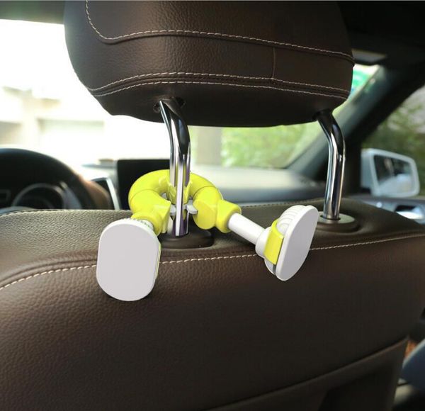 

interior decorations car seat back hook multi-function creative hidden rear