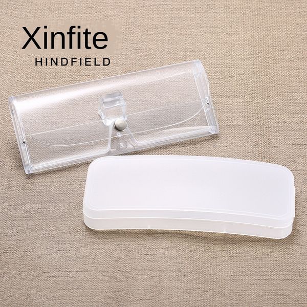 

transparent clip case case universal clip box plastic glasses box glasses 011, Blue