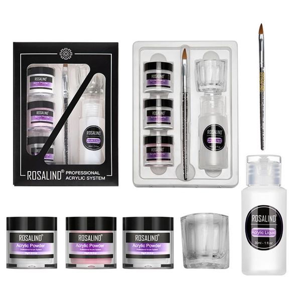 

nail art kits acrylic powder set liquid caving pen glass cup extenison carving tools decor accessories