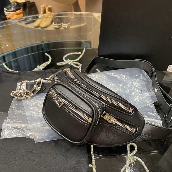

men's and women's waist bag chest bag multi functional fashion sports bag