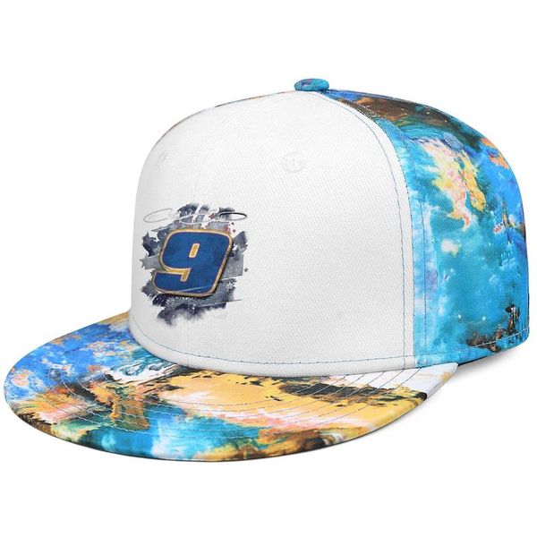 

chase elliott 2019 nascar patriotic usa 2-spot driver #9 flat brim baseball cap fitted hip hop trucker hats 2018 most popular 9 a, Blue;gray