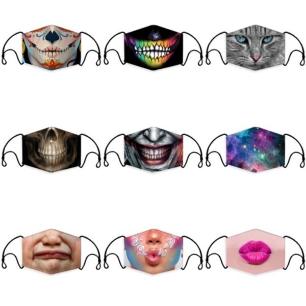

fast delivery face mouth mask er anti haze dustproof washable reusable women men mouth masks mascarilla#208
