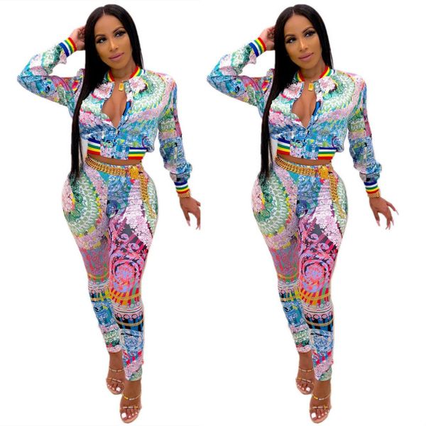 

women men tracksuits fashion letter women men designer knitted suit jacket pant sets 2020 women clothes size s-2xl, White