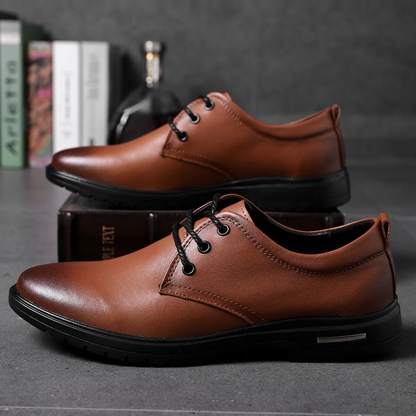 

mens hombre informales 2020 for masculino flat leather cuero fashion sapato zapatillas de leisure mens man shoes sapatos, Black