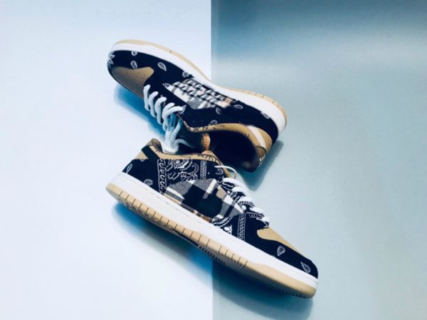 

2020 new strangelove x sb dunk pro men's leather casual shoes women men's low style designer shoes band lightweight men sneakers, Black
