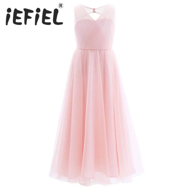 

2020 white flower girl lace dress pageant wedding bridal dress children bridesmaid toddler elegant summer princess tulle, Red;yellow