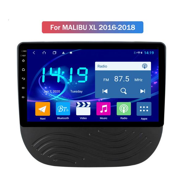 Touch Screen Car Video DVD Player com IPS para Chevrolet Malibu XL 2016-2018 128G 2din Android 10 polegadas