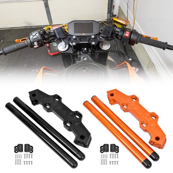 

7/8" 22mm motorcyle adjustable steering handle bar clip-on fork handlebars adapter riser plate for duke 790 2020 2020