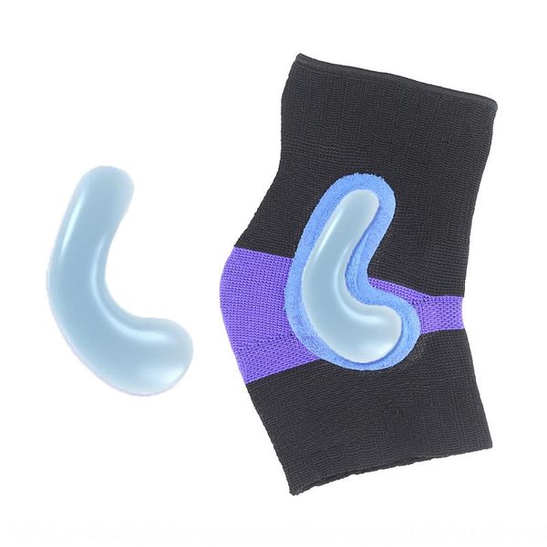 

1vxqe flat machine silicone ankle protection sports running knitting sprain men protectionsilicone protectionand women's protective bas, Blue;black