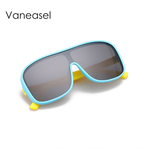 

2020 new children's sports cycling skiing sun bicycle conjoined sun integrated windproof glasses sunglasses 1561, Blue
