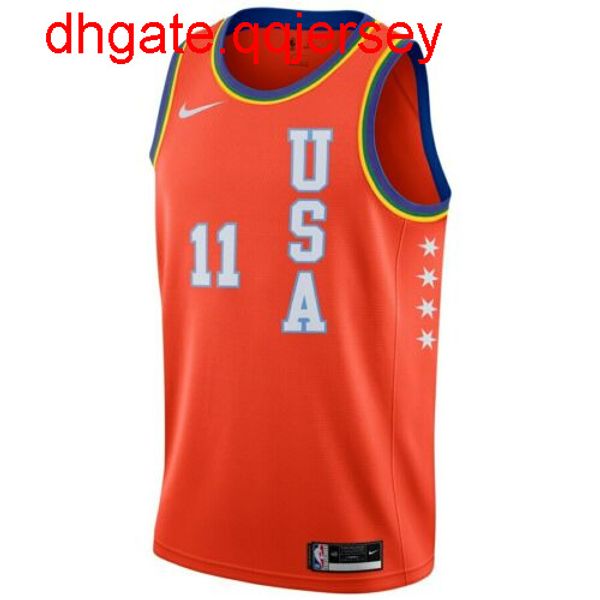 

дешевые trae young orange 2020 восходящие звезды игры джерси нью nkvest прошитой майки для баскетбола, Gray