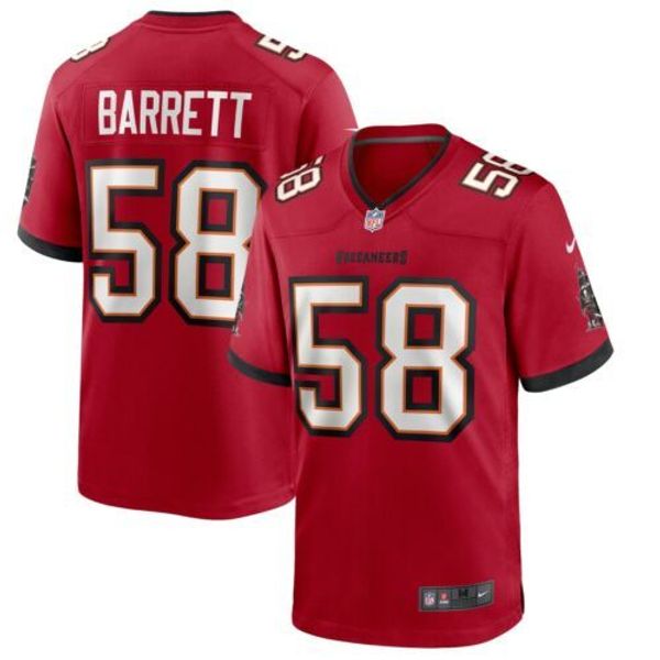 

shaquil barrett #58 men's 2020 xs-5xl stitched football jerseys, Gray