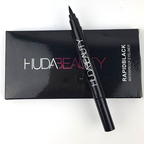 Hud @ Black Liquid Eyeliner Long Lasting Eye Liner Matita Fondotinta Trucco delineador de ojos Kit