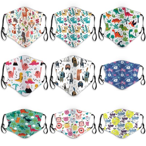 

fast ship animal printwomen cotton washable breathable dustproof masks anti smog pm2.5 protective masks one size#781