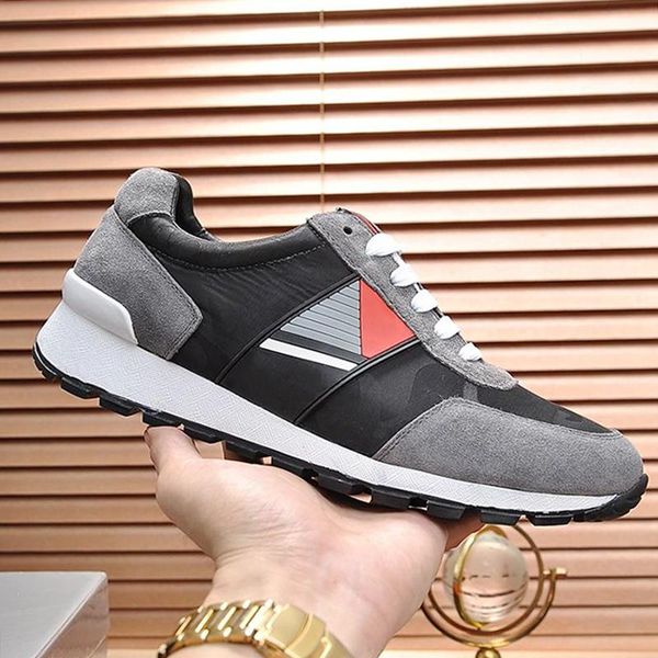 

new mens shoes casual luxury technical fabric sneaker mens shoes casual scarpe da uomo vintage men shoes rubber sole j630 drop shipping, Black