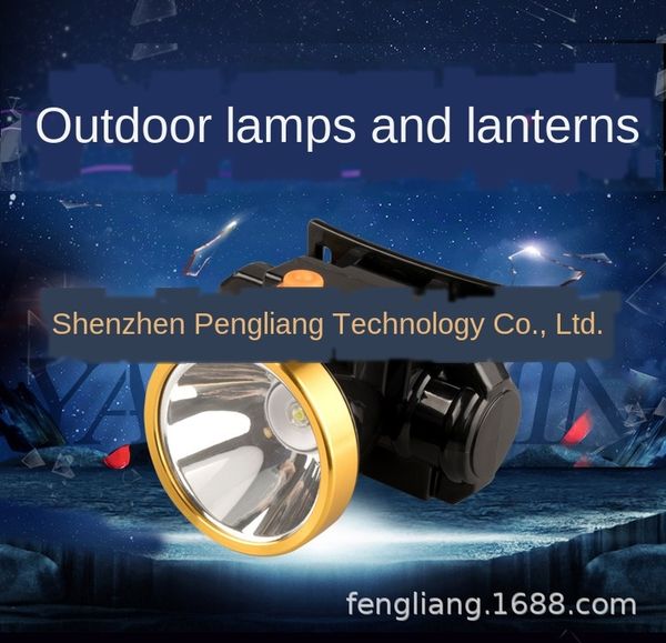 

7babj high-power flash headlight headlights light long s outdoor lighting headlights lithium battery head-mounted miner's lamp recharge