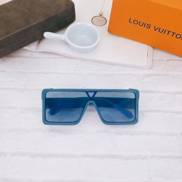 

oversized square sunglasses women vintage brand designer gradient lens shades sun glasses men big black frame glasses, Blue;gray