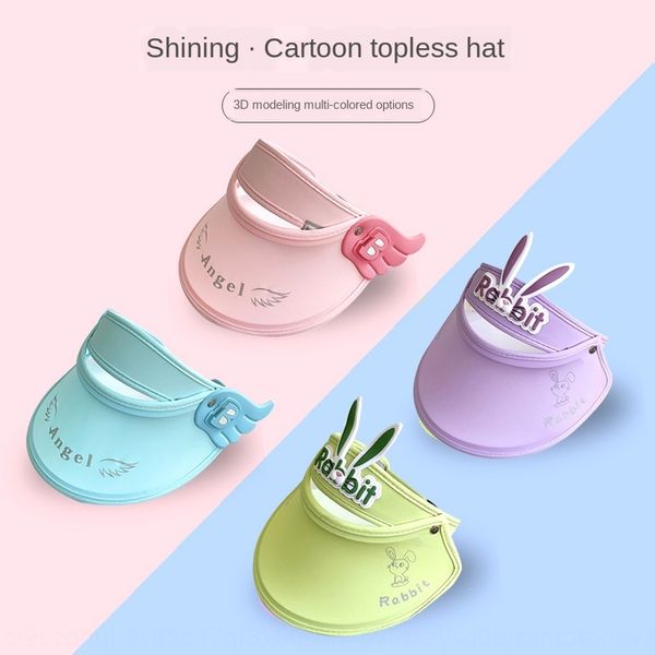 

qiu nan children's shade for boys and girls uv-proof sun big hat eaves baby sun hat, Blue;gray