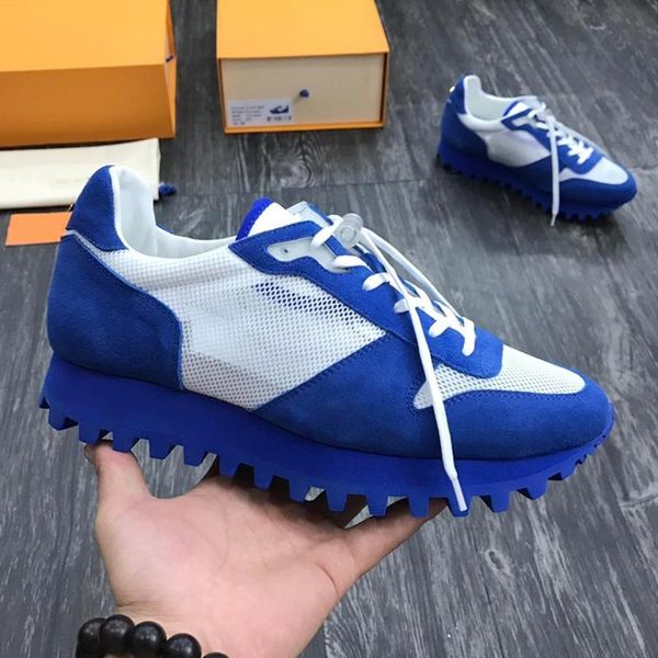 

vintage runner sneaker mens shoes drop ship breathable autumn and winter fashion classic lightweight luxury lace -up low men shoes, Black