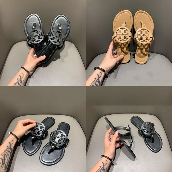 

ethel anerson womens real fur slippers female casual indoor outdoor slides flip flops vogue design flat shoes#943, Black