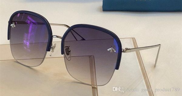 

3821 luxury sunglasses for women designer popular fashion big summer style with the bees uv protection lens come with case, White;black