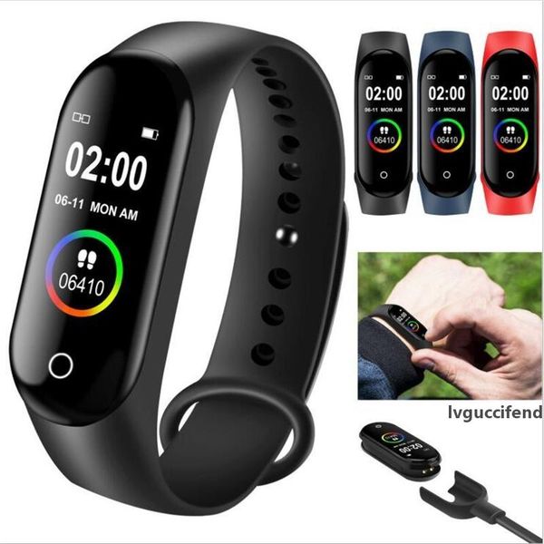 

m4 smart band 4 real heart rate blood pressure wristbands sport smartwatch monitor health fitness tracker smart watch wristband