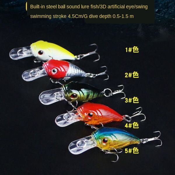 

шестерня лазера передач приманка поставки рок толстяк 5см long5g luya приманки рыбалка и рыболовные принадлежности