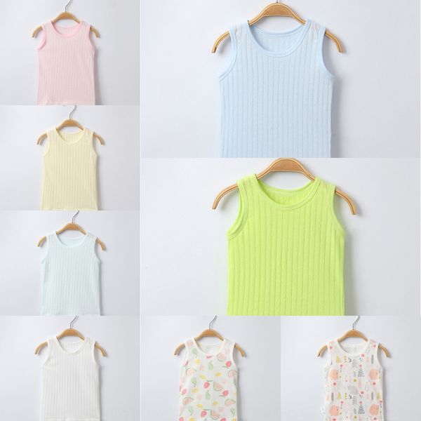 

vkwho baby vest underpants air conditioning underwear summer cotton thin mesh jacquard children's underwear men's and women's, Blue