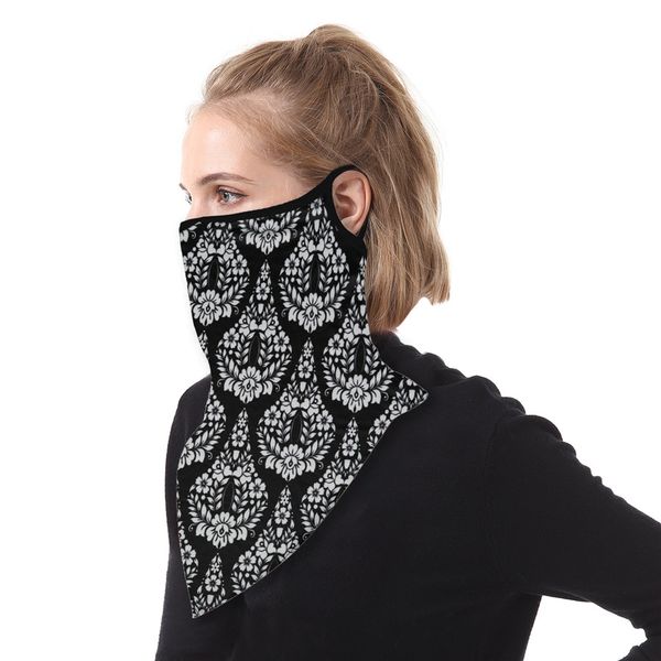 

reusable masks anti pollution pm2.5 face cover washable dust cotton mouth muffle adjustable#656, Black