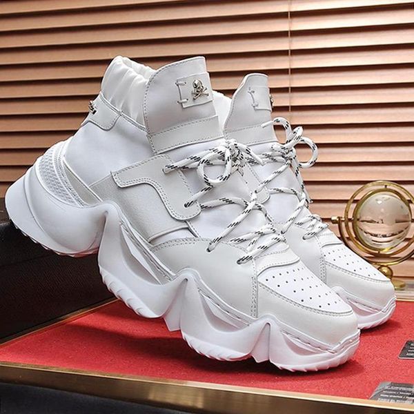 

new arrival high sneakers monster 0 .2 mens shoes drop ship sneakers lace -up lightweight vintage shoes white zapatos de moda para hombr, Black