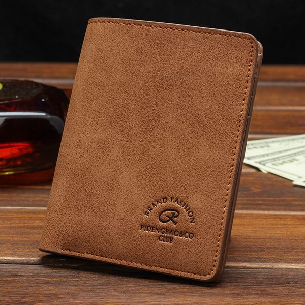 

short men's wallet fashion multifunctional business youth leisure card bag student trend, Red;black