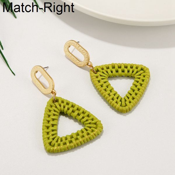 

match-right statement geometric hanging dangle earrings for women brincos ethnic bohemian drop pendant female jewelry sp860, Silver