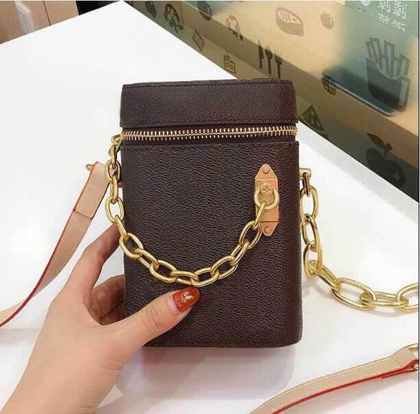 

new mini phone box chain purse satche classic clutch box handbags for women evening bags real leather purse cross body messenger no box