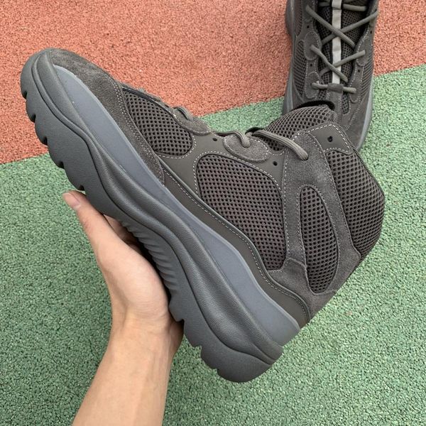 

2019 6 40 46 kanye west загрузочный сезон desert rat запуск black sand mens s легкая атлетика кроссовки размер -4 открытый обувь