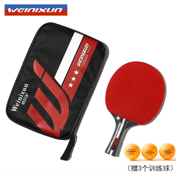 

venison training practice with horizontal racket table tennis racket long handle for table tennis training ball sports supplies