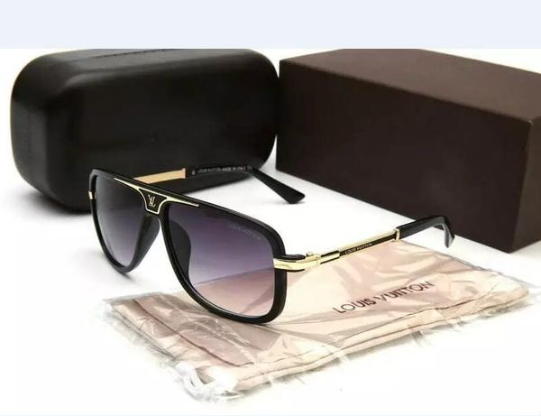 

2020 luxury desinger square sunglasses with stamp uv400 full frame sunglasses for women men fashion accessories 2322, Silver