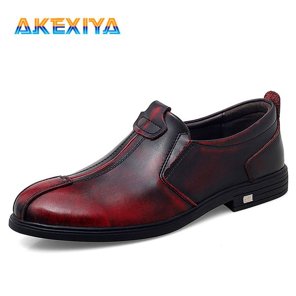 

brand men's formal shoes soft comfortable men's loafers italian style men dress shoes leather classic fashion men wedding, Black