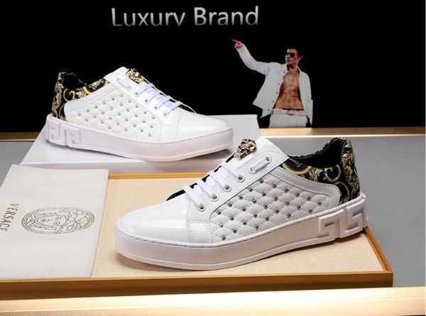 

2020l luxury limited edition medusa печати вскользь вскользь тапки, высокое качество модный wild открытый мужская обувь размер: 38-45, Black