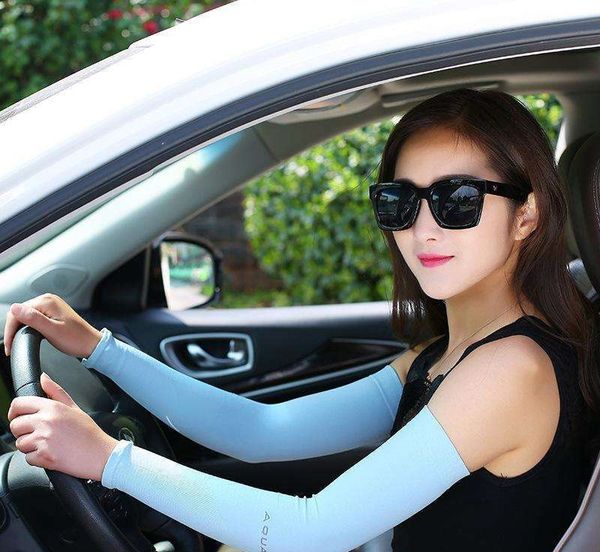 

sunscreen cool men's long driving gloves arm sunscreen ice sleeve sleeve arm protection women's ice silk ultraviolet ray