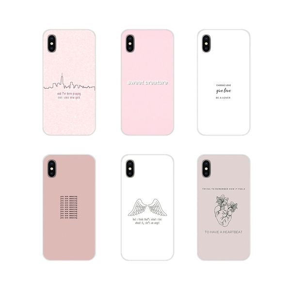 

transparent tpu cases for samsung a10 a30 a40 a50 a60 a70 m30 galaxy note 2 3 4 5 8 9 10 plus minimal pastel harry styles quotes
