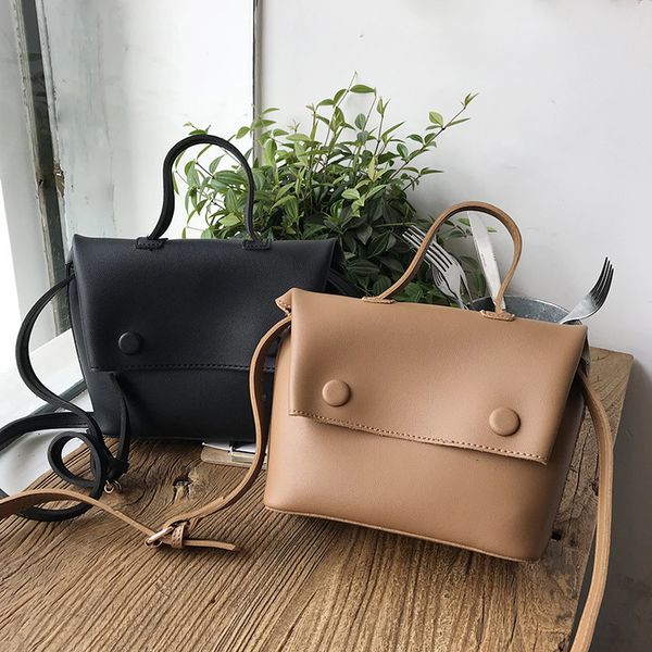 

simple style womens small bag one shoulder small bag pu cute messenger cross body bag wusuo989