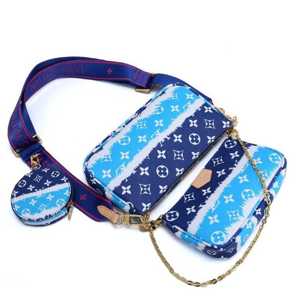 

drop ship women leather zipper shoulder bags classic designer crossbody bag with origin box chain ladies messenger bags money coin handbag