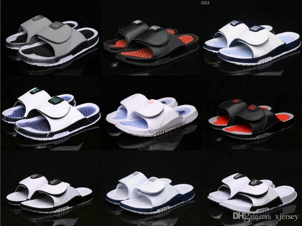 

hydro xi 11 jumpman мужчин женщин спортивная обувь hook loop пляжные тапочки мужские резиновые сандалии 11s моды дамы тренер тапочки, Black